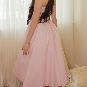 Elegant Pink Midi Dress (M)